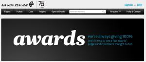 Air NZ Awards