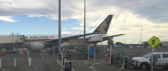 SQ297 arrived at CHC